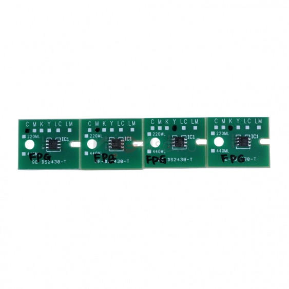 Перманентный чип для Roland RA-640 Aqueous FPG (4шт./комплект; CMYK)