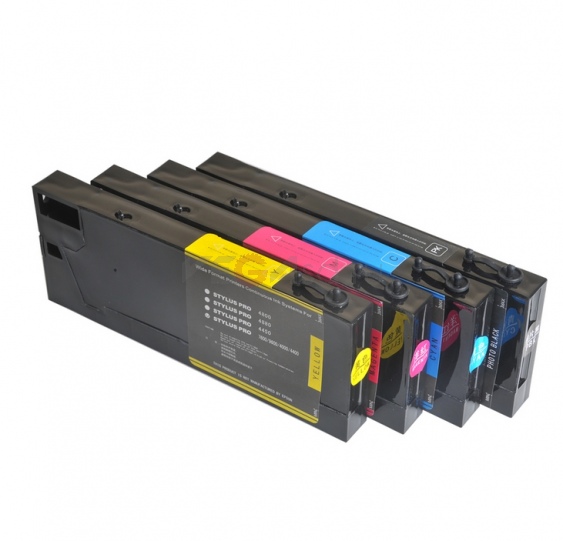 Универсальный заправочный картридж Epson Stylus Pro 7400 UV; 4 шт. / Компл. (MK C M Y), 300 мл / шт.