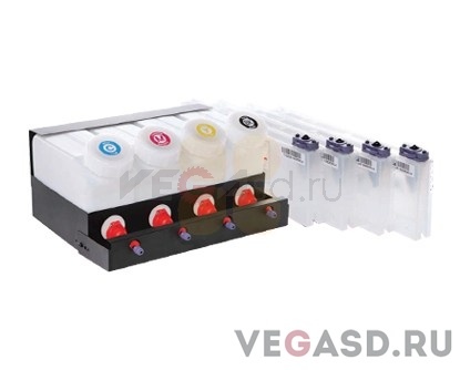 СНПЧ для чернил/Mutoh Bulk Ink System (4 bottles / 4 cassettes) ZMY-08907