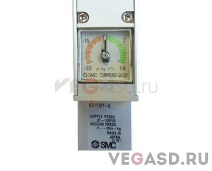 вакуумный эжектор с манометром/QS Series Vacuum Ejector with Gauge
