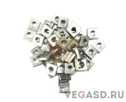 Набор гаек RS-540, квадратные M6*11*3 3C (50 шт.)