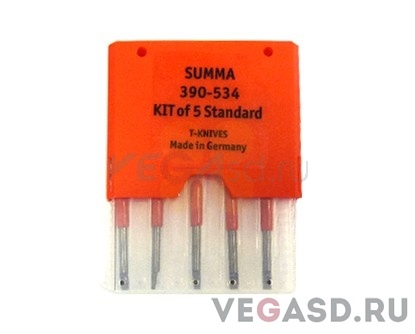 нож(комплект)/Summa Standard Tangential Knife 36° cutting angle (5 pcs)