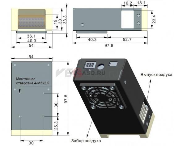 LED блок Smart-uv 24J