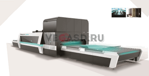 Печь с поперечной секцией гнутья