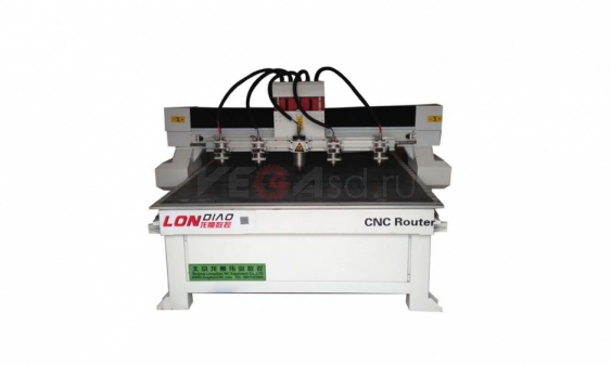 LD-1325 пятишпиндельный гравировальный станок