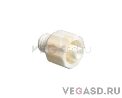 Jetrix Male Luer Integral Lock Ring to 1/4-28 UNF Thread