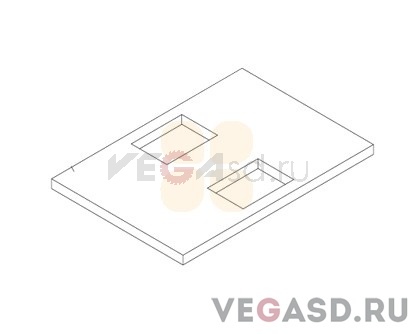 Губка для отработанных чернил XF-640 Pad Wipe - 1000010216 Roland