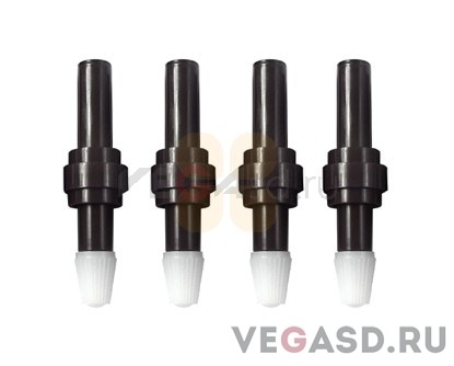 S Class D-Series FIBRE TIP BLACK PENS (4)