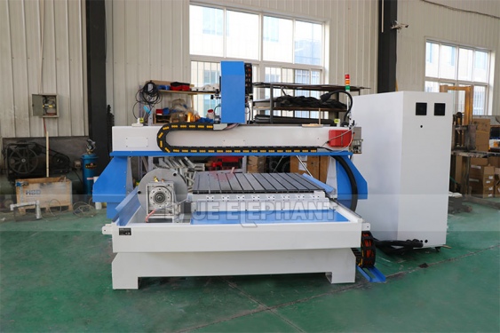 Mini 1212 4x4 4 Axis Linear ATC CNC router с поворотным устройством