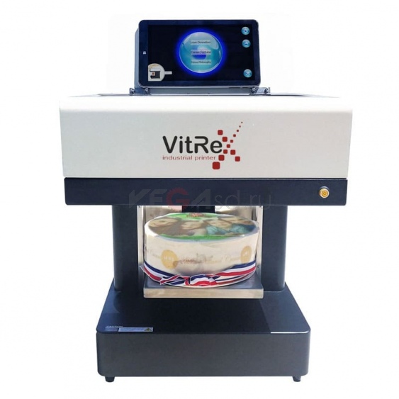 Сувенирный принтер для УФ печати на кофе и еде  VitReX GT-1015
