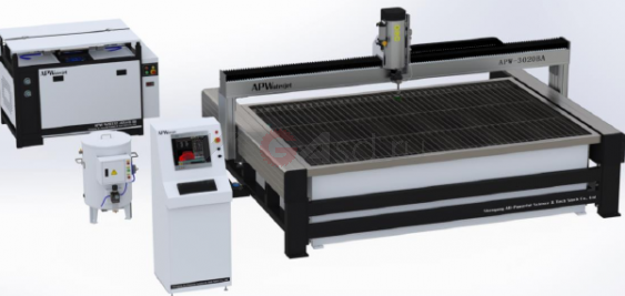 Станок гидроабразивной резки стекла APW-3020BA