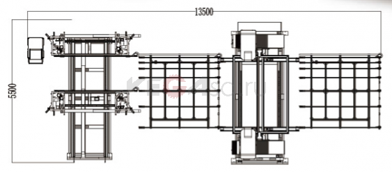 AWCL-200C Полностью автоматическая линия для 4-угольной сварки окон и дверей из ПВХ с двойной головкой и автоматической очисткой (протяжного типа)