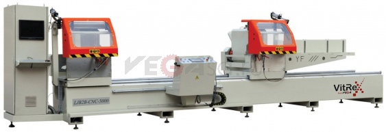 LJB2B-CNC-5000  Двойная торцовочная пила с ЧПУ для резки под произвольным углом