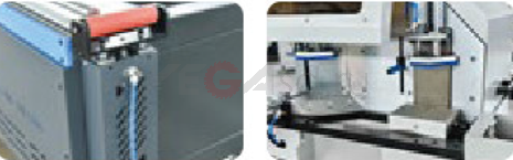 LJZ2H-CNC-500x4000 Специальная пила с ЧПУ с двойной головкой под углом 45° для резки алюминиево-пластиковых профилей