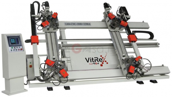 LM4-CNC-1800×3200A Вертикальный четырехточечный угловой обжимной станок с ЧПУ