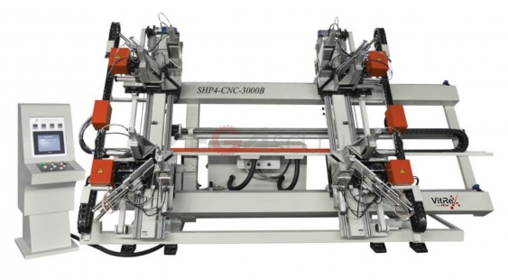 SHP4-CNC-3000B  Вертикальный четырехточечный сварочный аппарат с ЧПУ