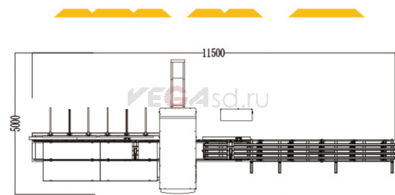 SJMC03-4-6000 Центр обработки и распиловки ПВХ-профилей