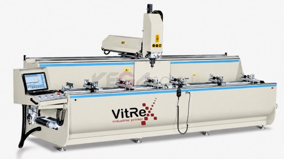 JGZXF4-CNC-4000 4-осевой обрабатывающий центр с ЧПУ для алюминиевого профиля c опрокидывающейся платформой