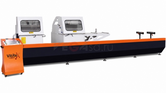 OYT-G451D Высокоточная двойная торцовочная пила под 45° с ЧПУ с цифровым дисплеем