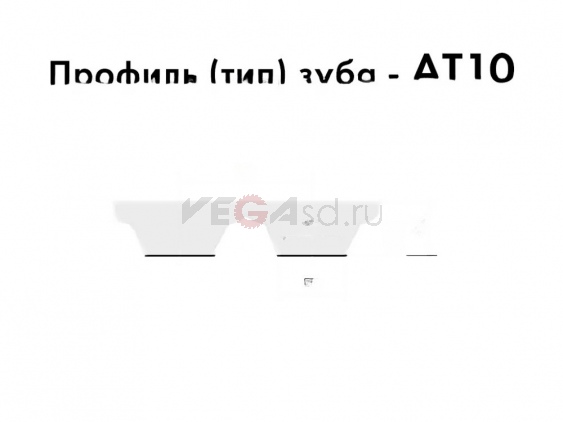 50AT10-14800 мм, транспортёрная лента (полиуретановый ремень), арт. 034-036090, для Lisec GFB-60/30S