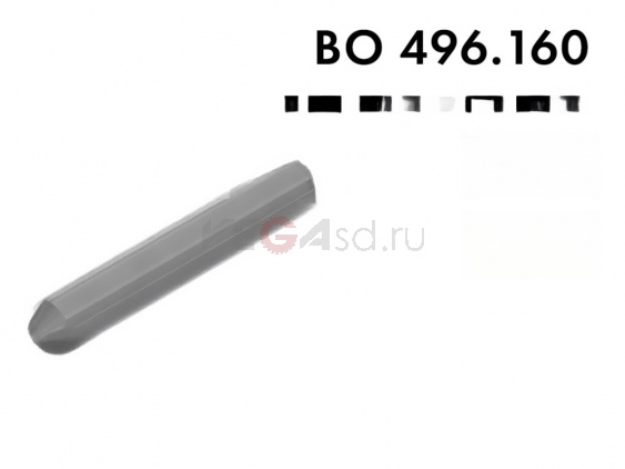 Ось BO 496.160 для держателя режущего ролика BO 422.1, BO 422.2