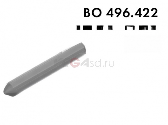 Ось BO 496.422 для держателя режущего ролика BO 422.0